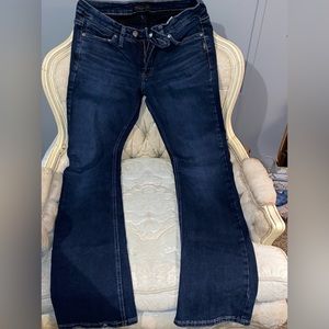SILVER JEANS CO. Dark Wash Tuesday Slim Boot Leg Jeans